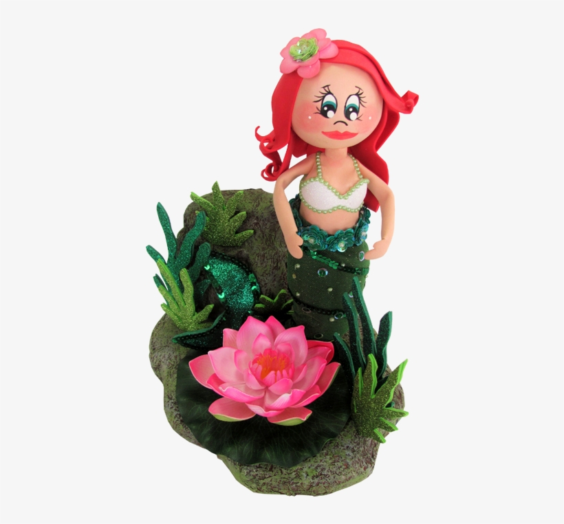 Centro De Mesa Sirenita Ariel - Figurine, transparent png #5004844