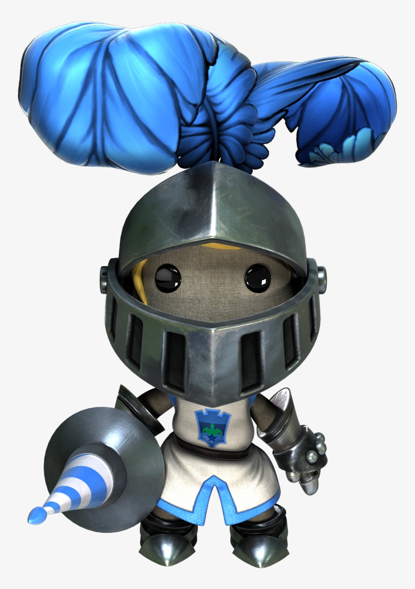 10 14 07 194 Goodknightfront - Little Big Planet Knight, transparent png #5006225