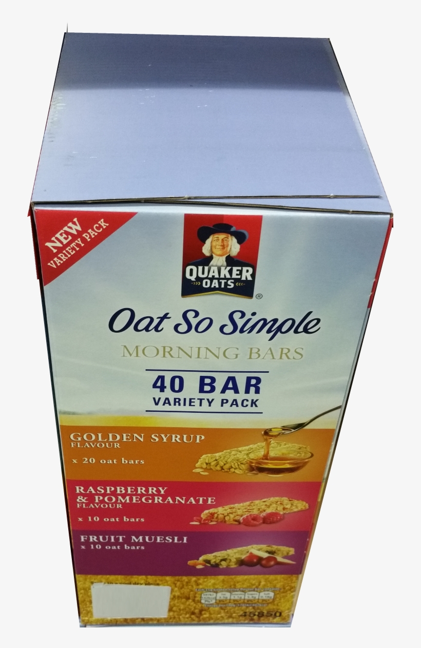 Quaker Oats So Simple Morning Bar 40 Bar Variety Pack - Quaker Oats Oat So Simple Morning Bars Golden Syrup, transparent png #5006291