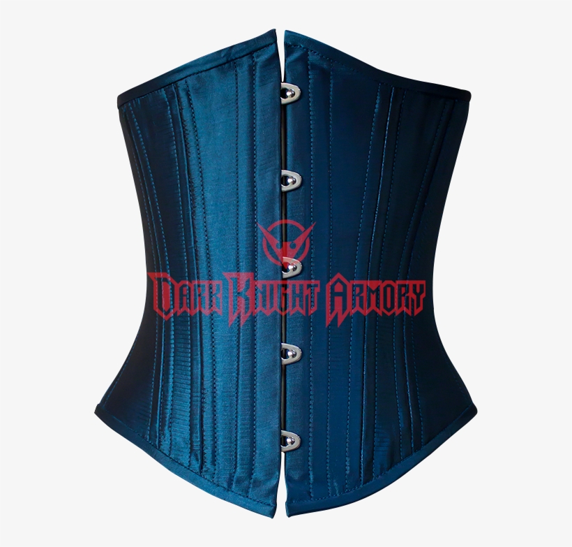 Navy Blue Underbust Corset, transparent png #5006342