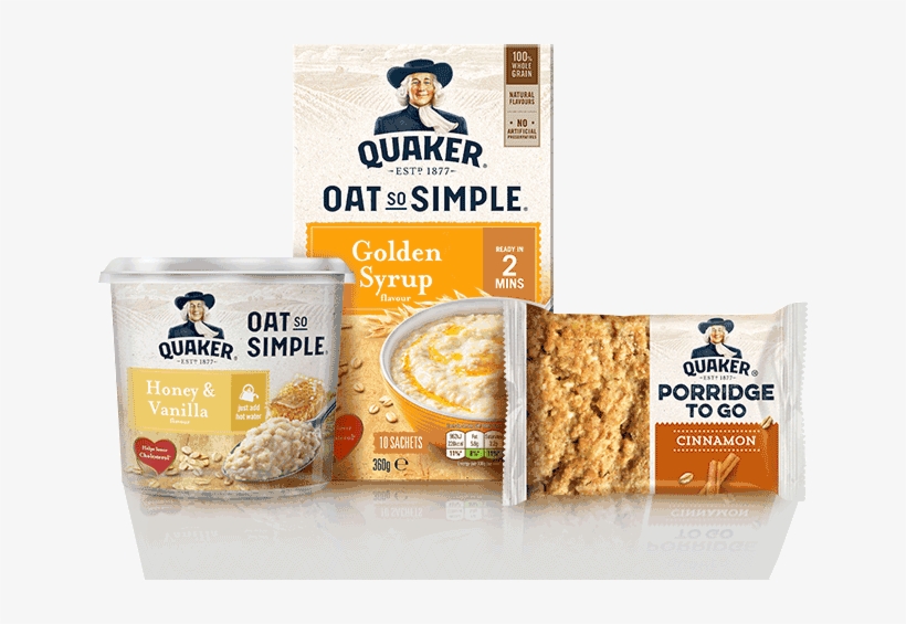 Go Get The Morning - Quaker Oats Porridge To Go Squares Golden Syrup, transparent png #5006395