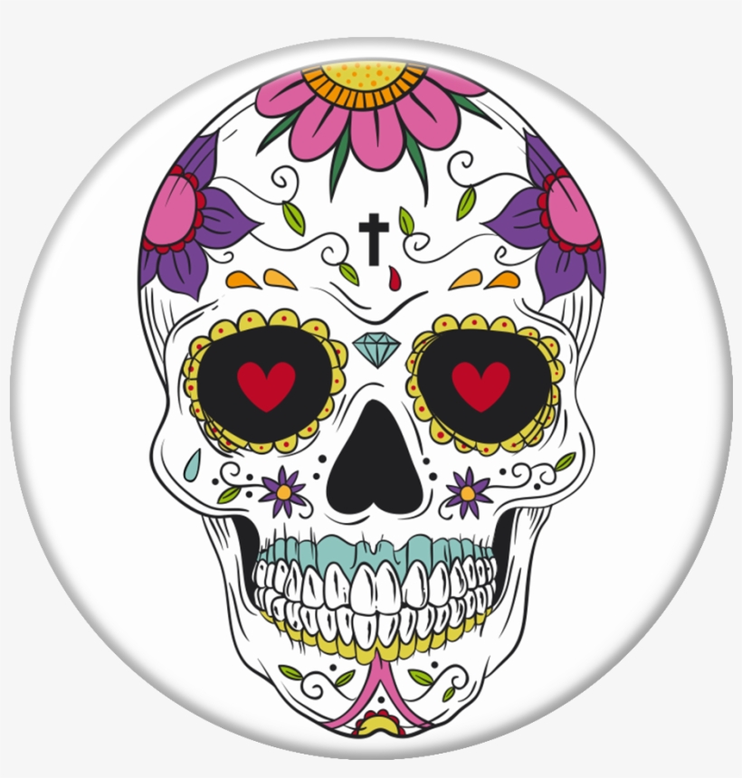 Pop Selfie Caveira Mexicana - Mexican Day Of The Dead Symbols, transparent png #5007034