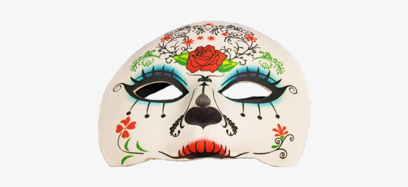 Máscara Caveira Mexicana - Decorated Mexican Elegant Death Mask, transparent png #5007485