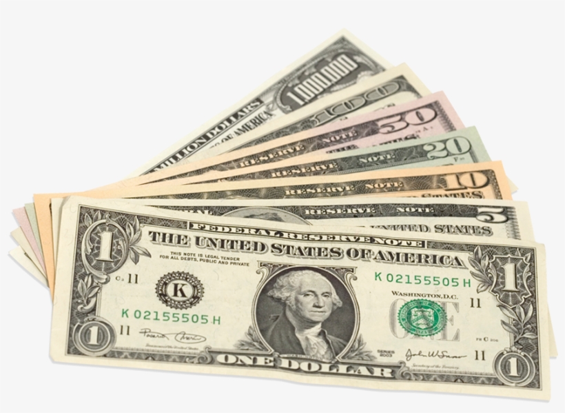 Money - Dollar Bill, transparent png #5007939
