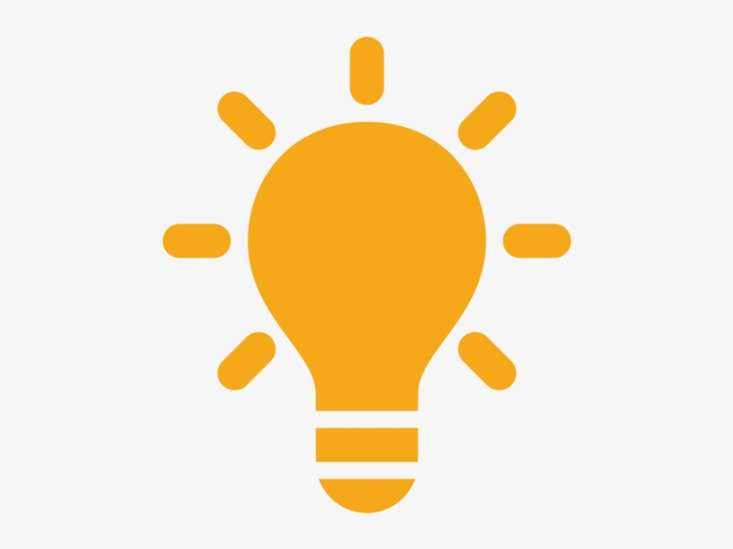 Icon Is A Lightbulb - R & D Icon, transparent png #5008098