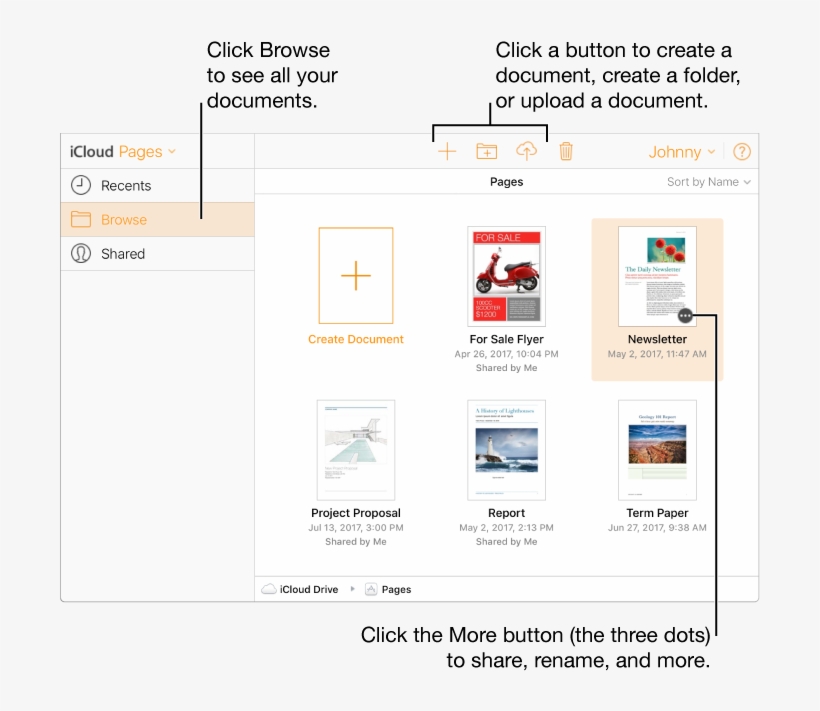 The Document Manager In Browse View - Document, transparent png #5008155