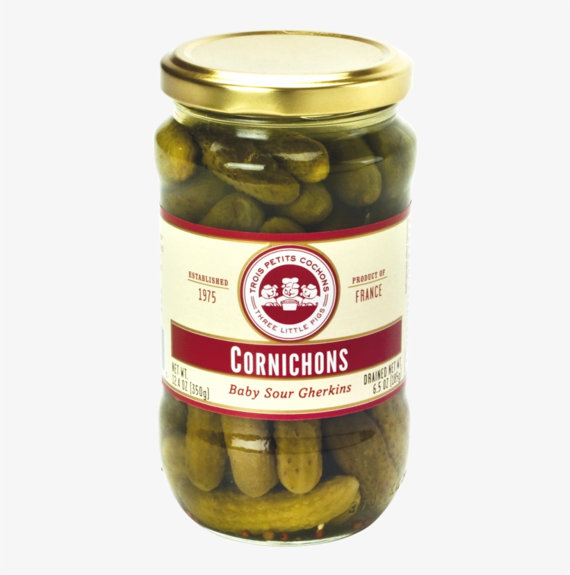 Cornichons - Les Trois Petits Cochons Organic Chicken Liver, Pork, transparent png #5008297