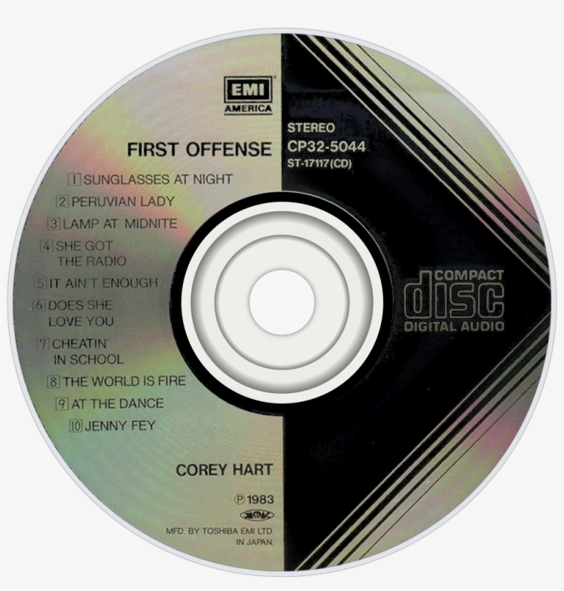 Corey Hart Music Fanart - Compact Disc Digital Audio, transparent png #5008359