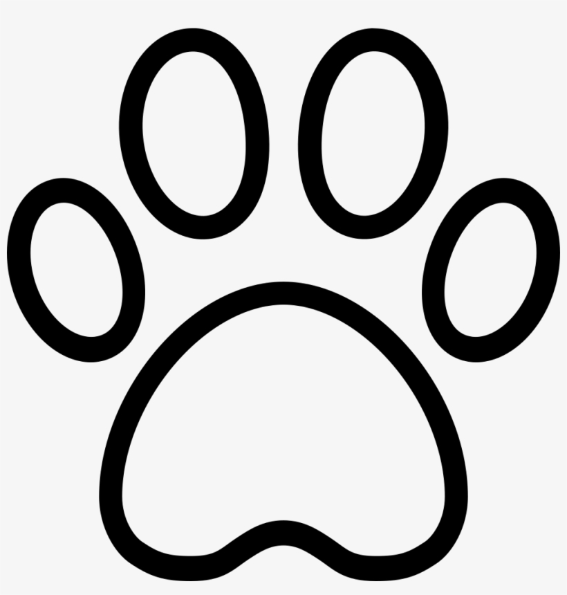Download Png File Svg - Paw Outline Icon Png - Free Transparent PNG ...