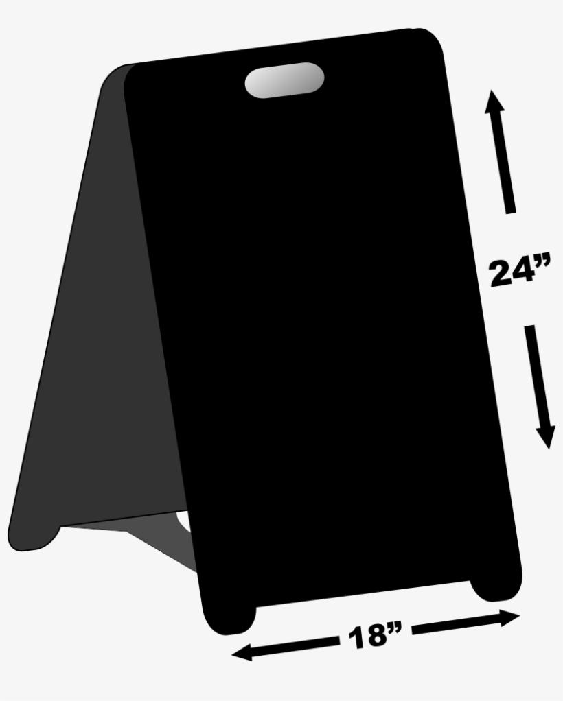 Blank Sign~sandwich Board~free Standing~weather Proof~high - Sandwich Board, transparent png #5008934