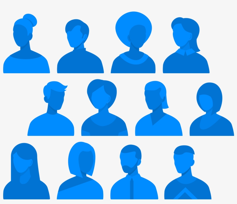 People Bg Welcome Section - Blue, transparent png #5009266
