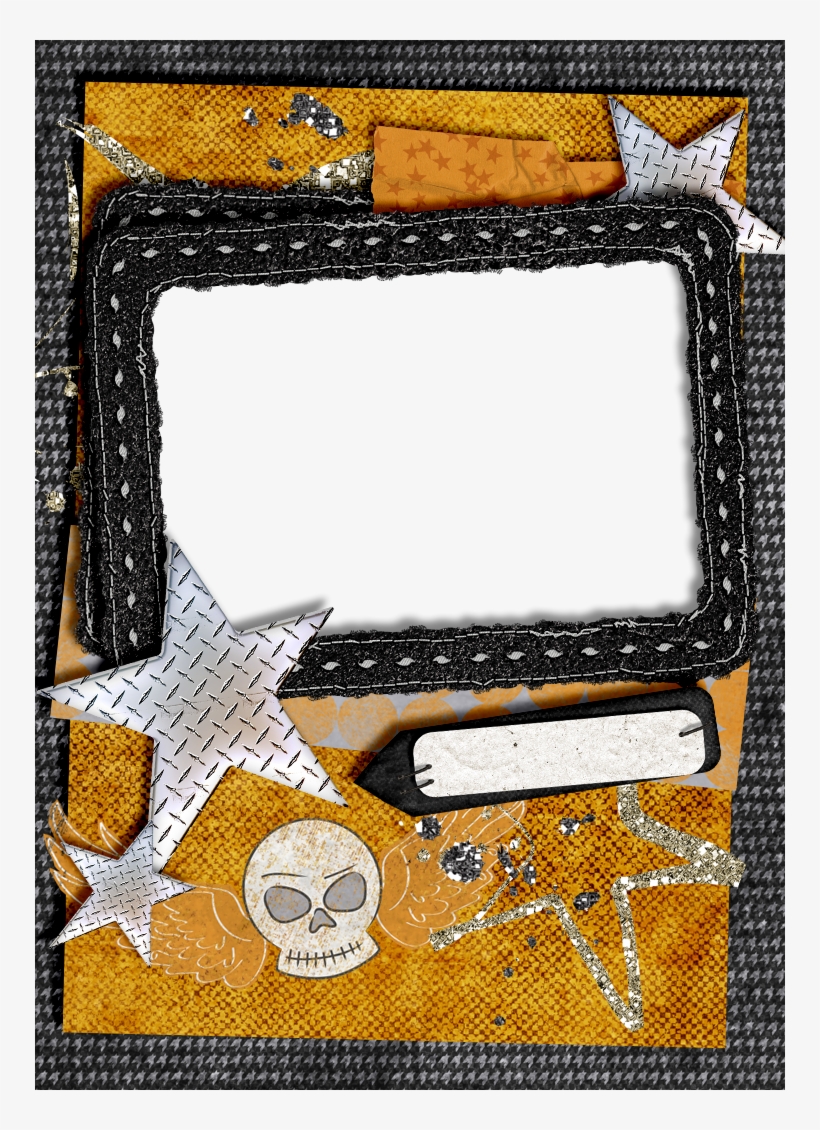 Marcos Para Fotografías Estilo Rock Punk - Marcos De Rock Para, transparent png #5009472