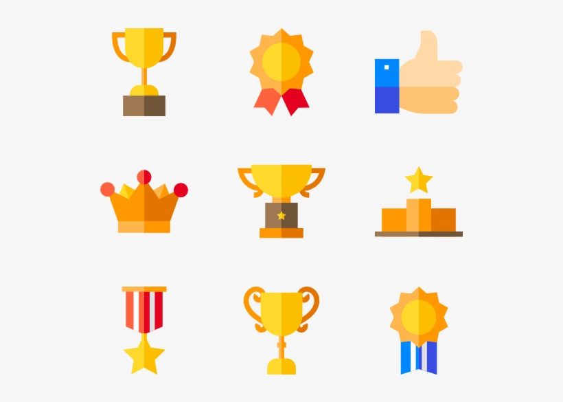 50 Icons - Medal Flat Icon, transparent png #5010065