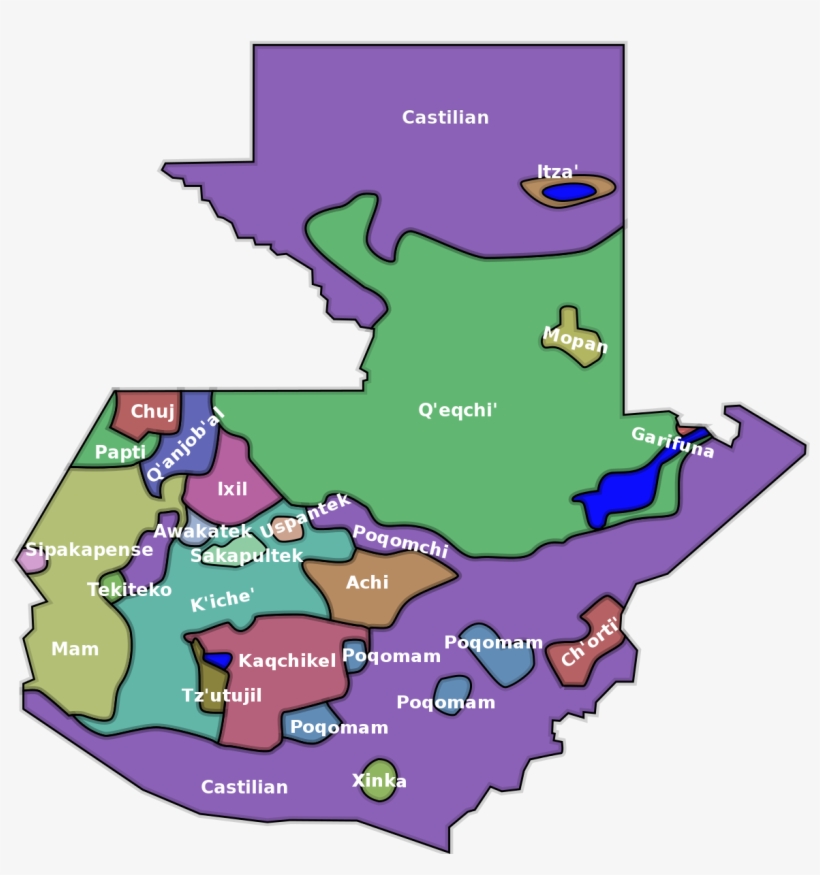 Mapa Lingüístico De Guatemala, transparent png #5010615
