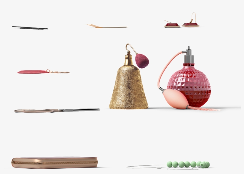 Various Female Cosmetics Transparent Decoratives - Portable Network Graphics, transparent png #5011068