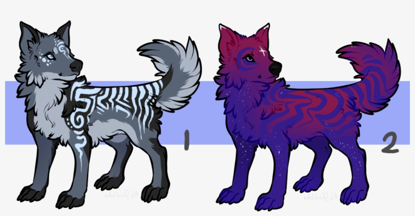 Wolf Or Dog Adopts - Cartoon, transparent png #5011177