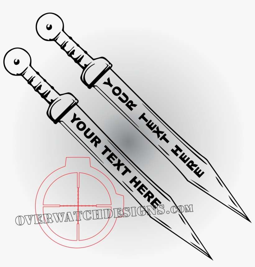 Sword - Sword Text, transparent png #5011610