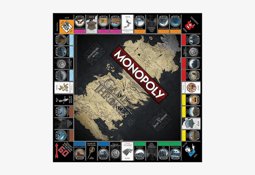 1 Of - Game Of Thrones Monopoly, transparent png #5012116