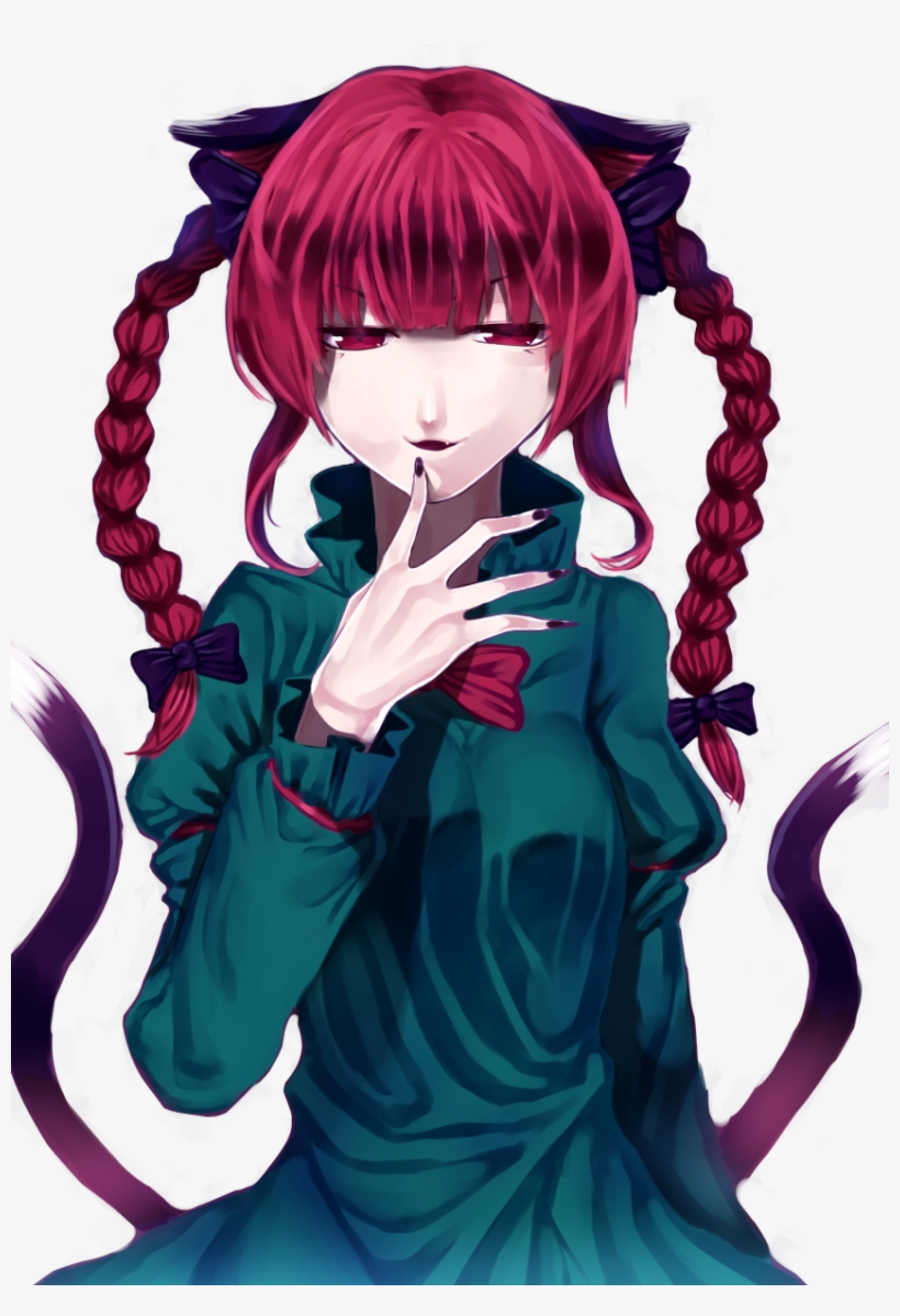 #absurdres, #animalears, #bow, #braid, #cattail, #fingernails, - Illustration, transparent png #5012573