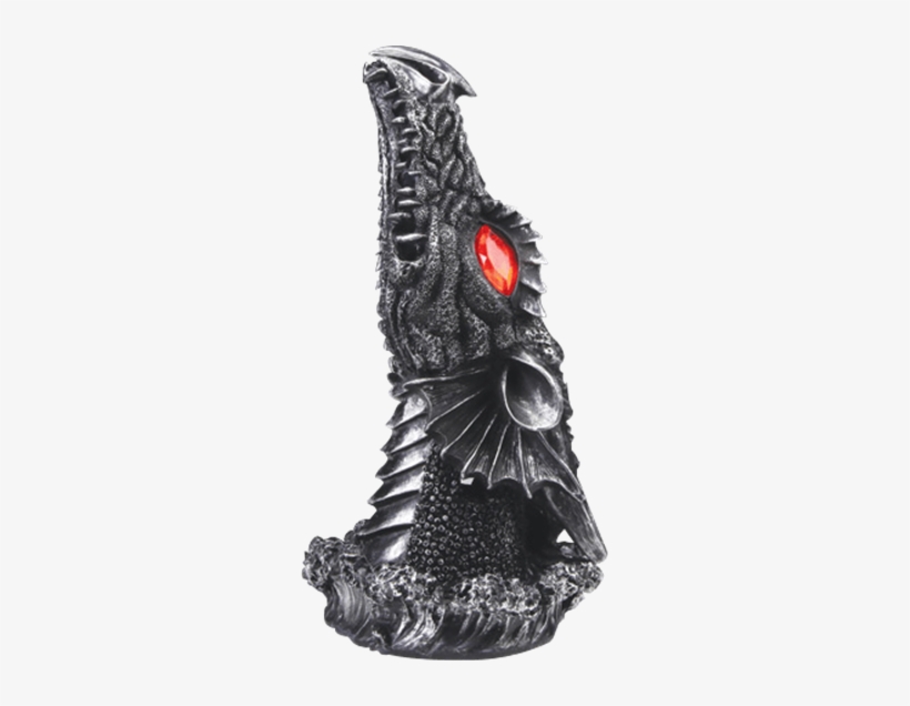 Red Gem Eyes Dragon Incense Burner - Fire Breathing, transparent png #5013341