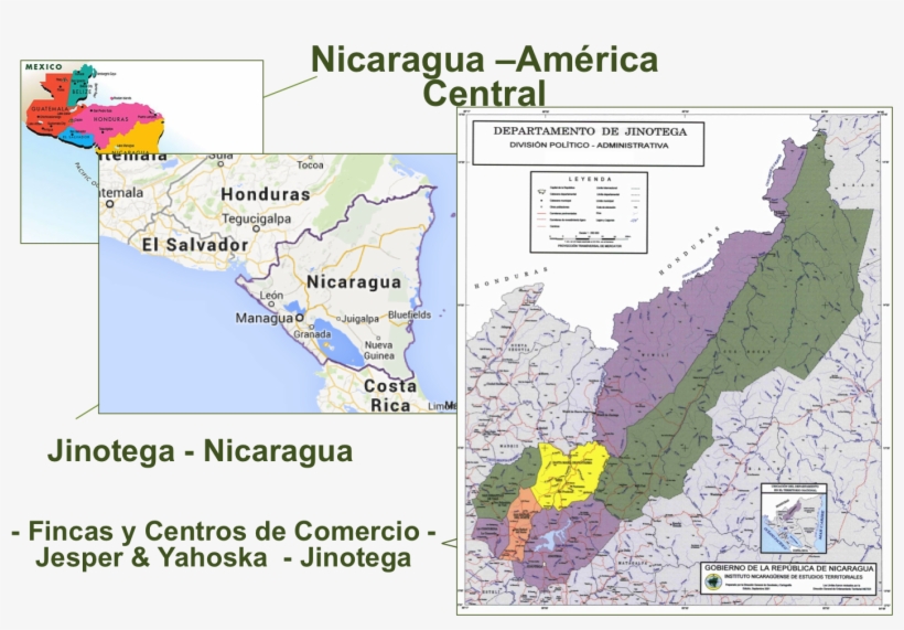 Mapa - Mapa Politico De Jinotega, transparent png #5013875