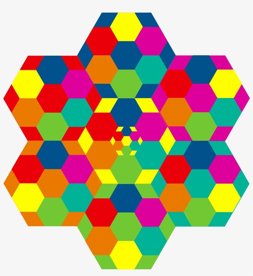 Hexagonal Ai Flower 4 1969px 205 - Clip Art, transparent png #5013928
