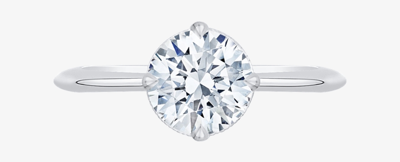 Carizza 18k White Gold Carizza Semi Mount Engagement - Tacori Ht254625rd8 Pave Diamond Engagement Ring In, transparent png #5014081