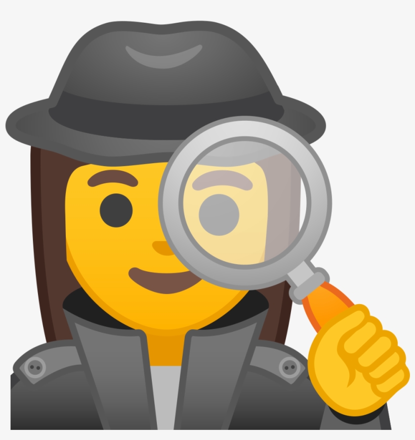 Woman Icon Noto Emoji - Detective Emoticon, transparent png #5014527