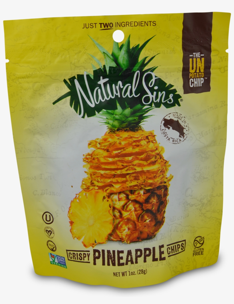 Natural Sins Baked Crispy Chips - Natural Sins Pineapple Chips, transparent png #5015067