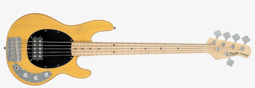 Featuring A Vintage Flat 'slab' Body, A 9v Powered - Bass Guitar, transparent png #5015669