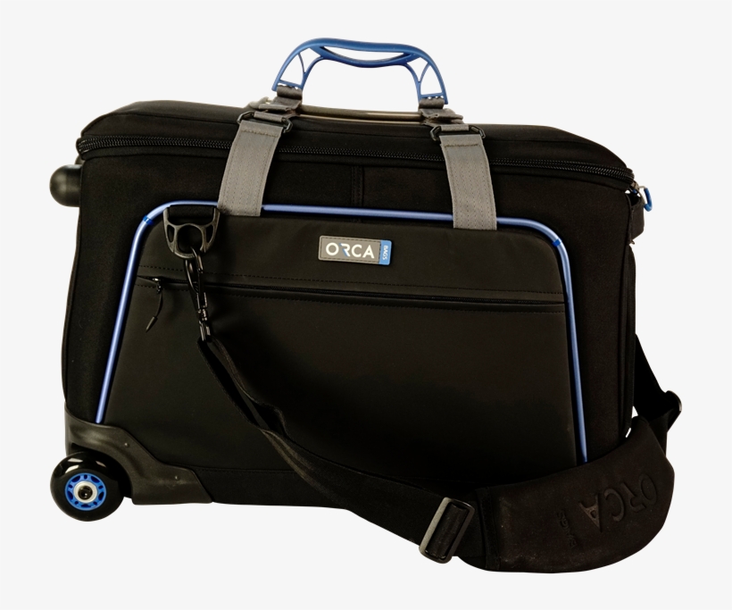Roliing Shoukder Bag Orcabags - Mighty Tronics Orca Or-10 Video Camera Trolley Bag, transparent png #5016650
