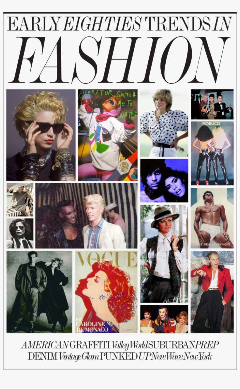 My Point Of View On S Fashion - Fashion Trend Madonna 80's, transparent png #5017217
