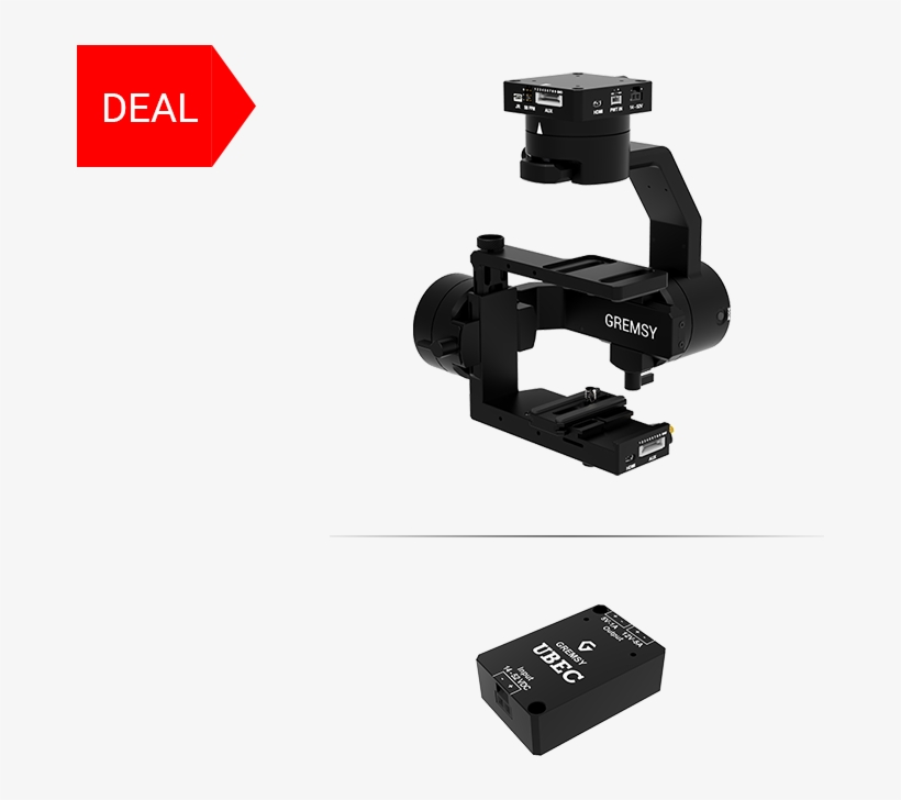 Gremsy S1 Ubec - Video Camera, transparent png #5018117