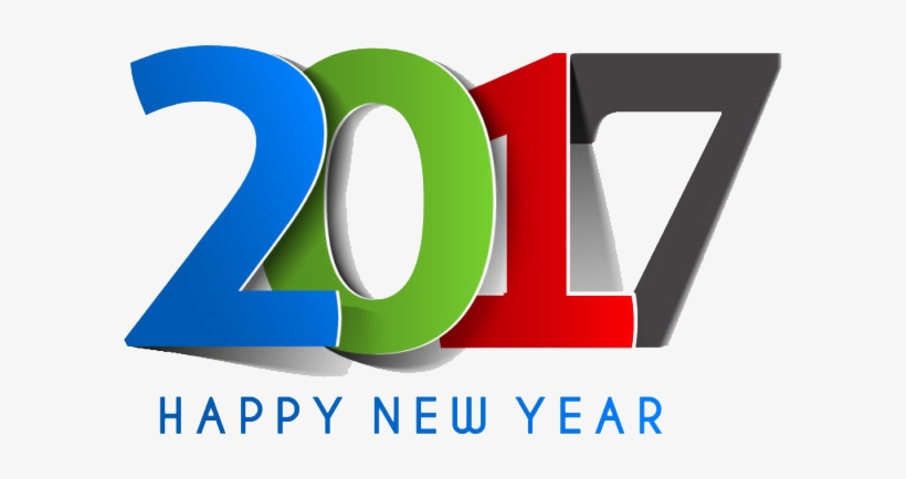 2017 Png Text Graphic Library Library - New Year, transparent png #5018587