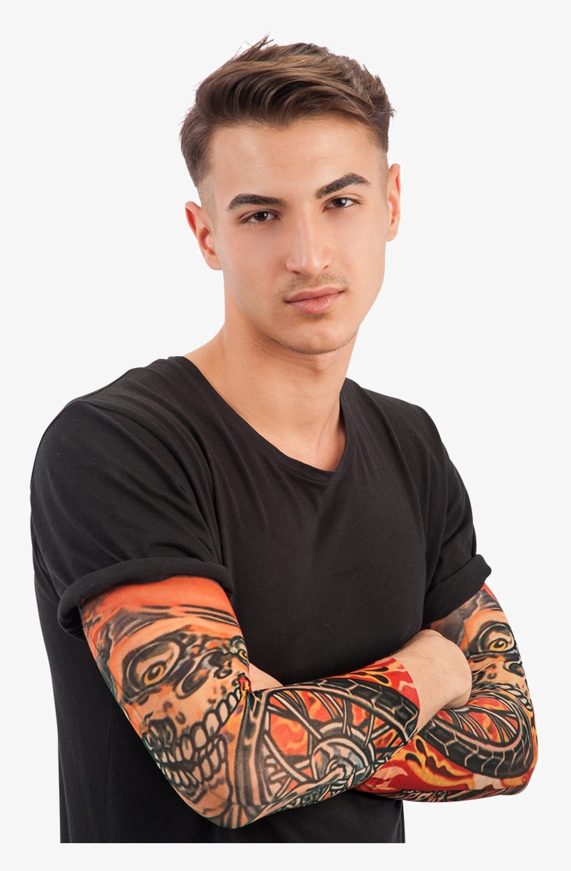 3290 Tattoo Sleeve - Színes Kar Tetoválás, transparent png #5018787