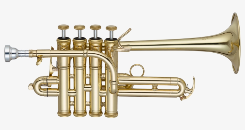 Trumpet - Jp John Packer Jp254sw Bb/a Piccolo Trumpet Lacquer, transparent png #5019012
