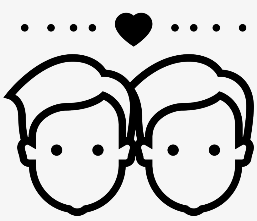 Gay Marriage Icon - Man Line Icon Png, transparent png #5019467