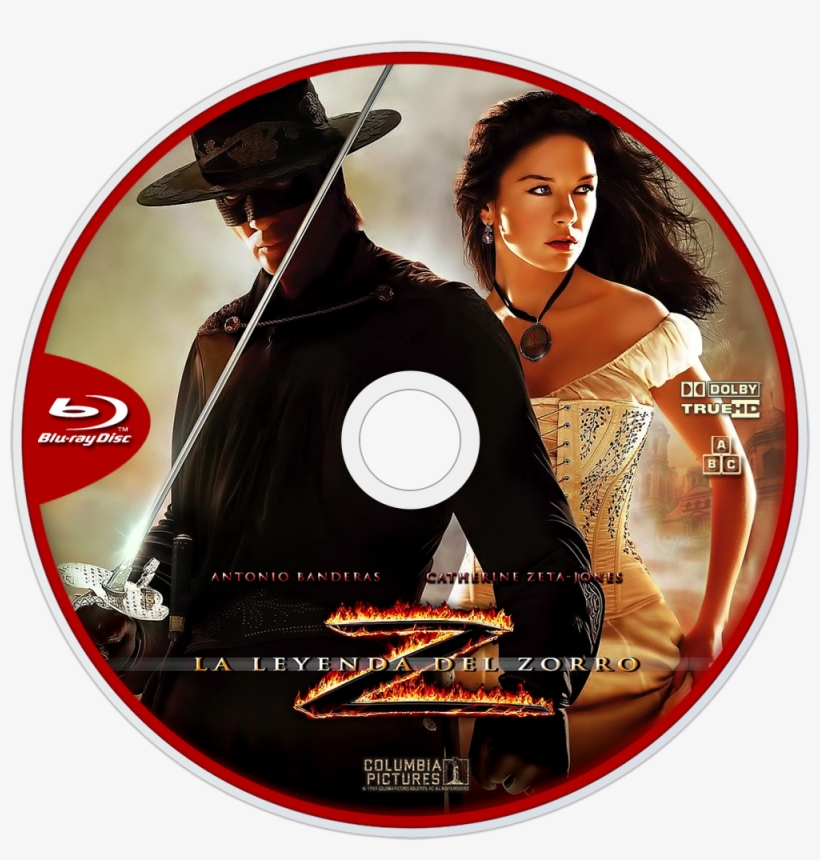 The Legend Of Zorro Bluray Disc Image - Legend Of Zorro, transparent png #5021220