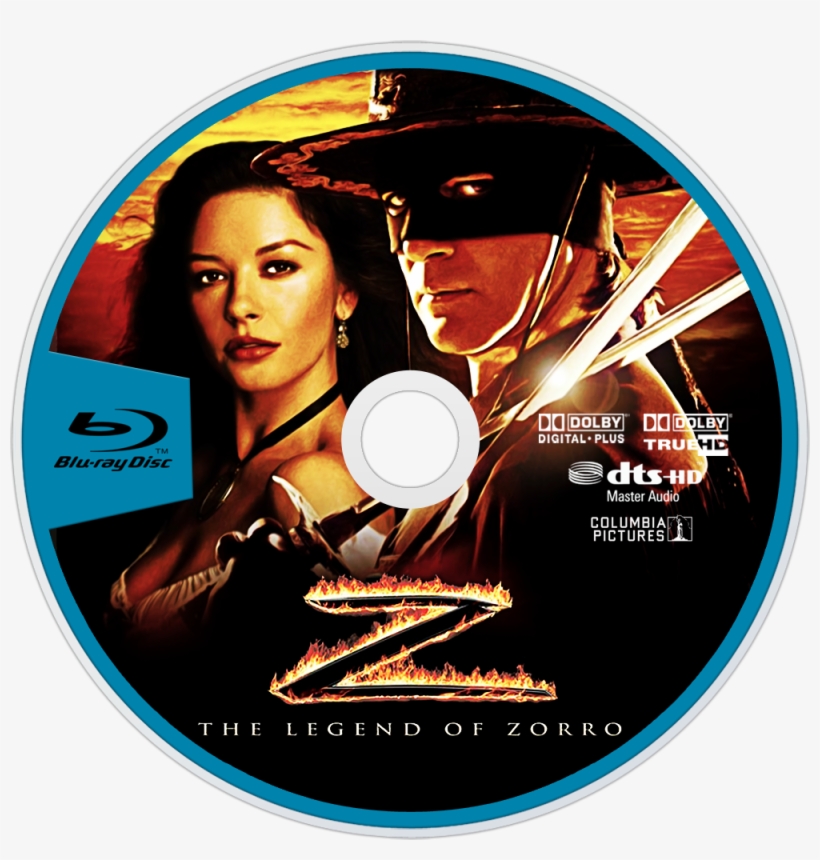 The Legend Of Zorro Bluray Disc Image - Legend Of Zorro Bluray, transparent png #5021225
