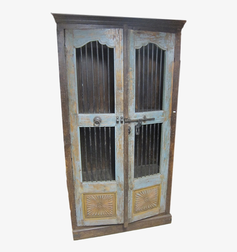 Iron Bar Cabinet - Cupboard, transparent png #5021793