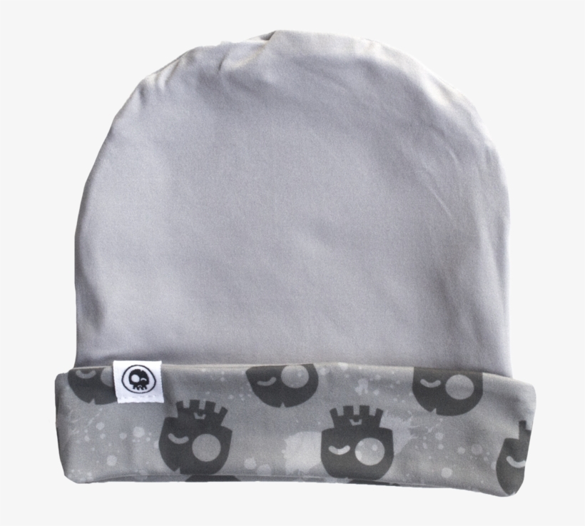 Grey Skull Beanie - Beanie, transparent png #5022141