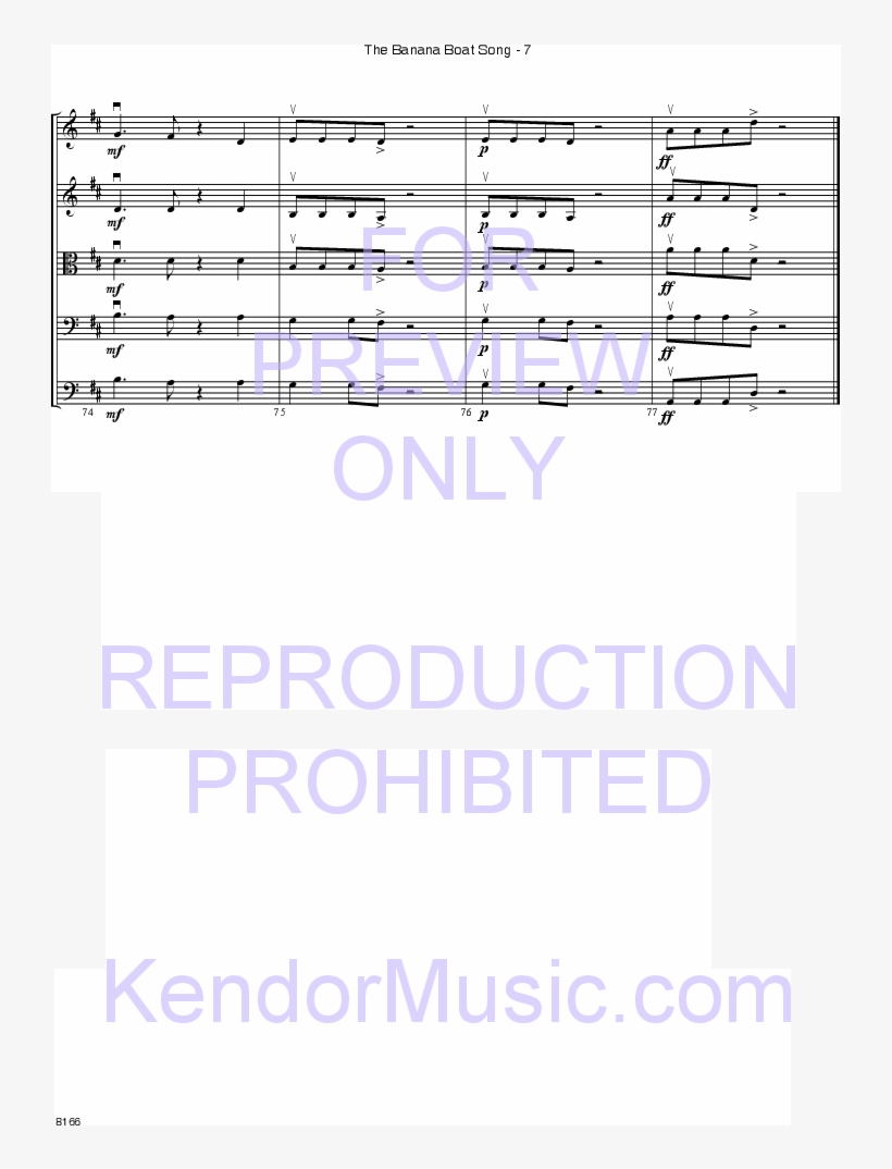 The Banana Boat Song Thumbnail - Document, transparent png #5022938