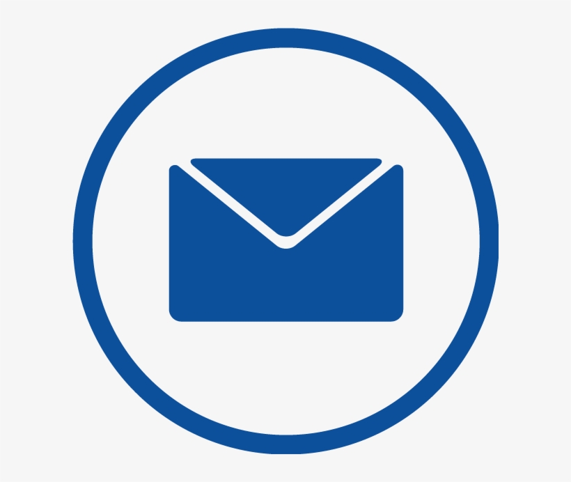 Mail Jjp Hospitalaria - Mail Icon In Round Png, transparent png #5023068
