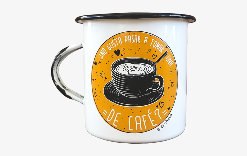 Taza De Peltre Chavo Del - Mug, transparent png #5023569