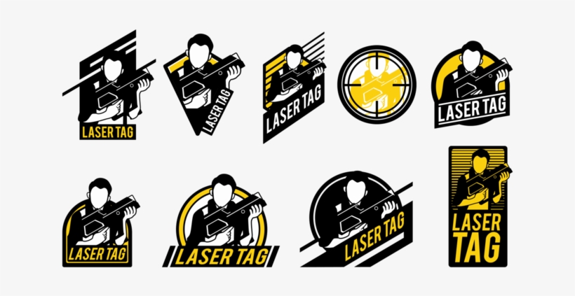 Laser Tag Vektor Etiketten - Laser Tag Vector, transparent png #5023923