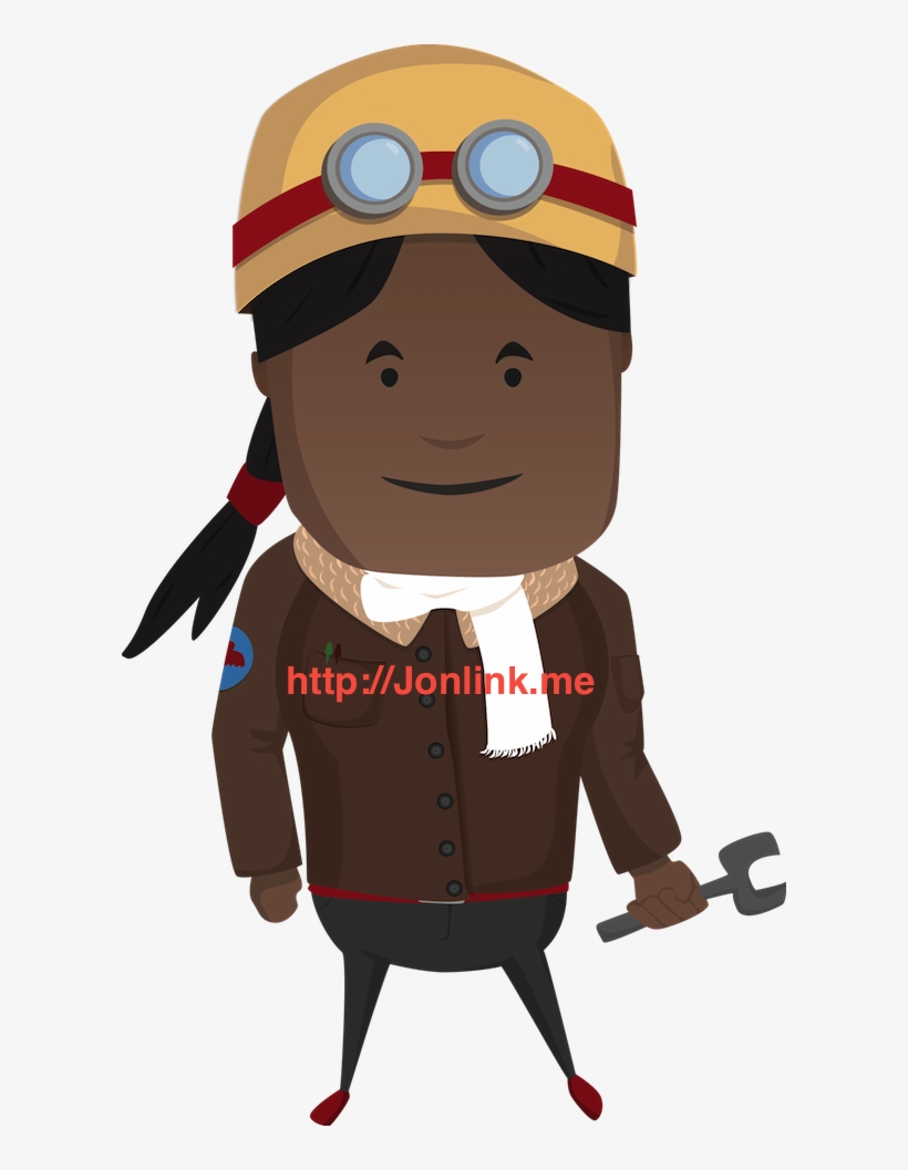 Female Pilot - Illustrator, transparent png #5024147