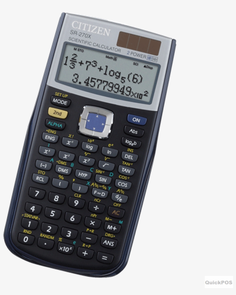 Sr-270x Scientific Calculator, transparent png #5024195