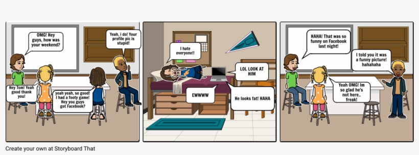 Digital Citizenship- Cyberbullying - Cartoon, transparent png #5024407