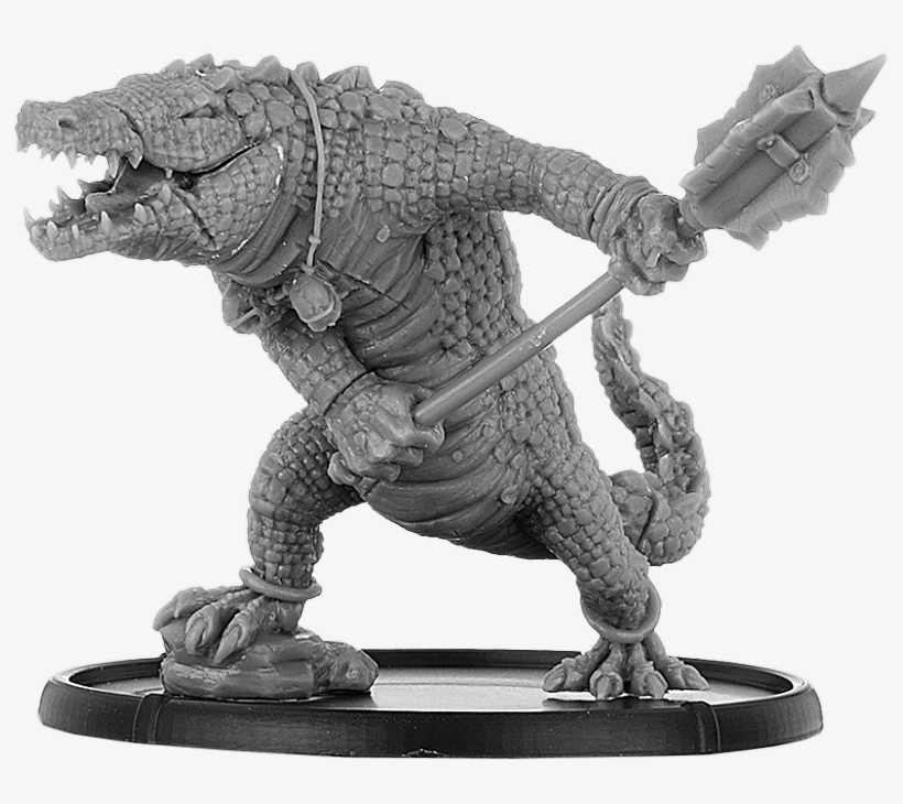 Kinakk, Krokodar Warrior - Mierce Miniatures Crocodile, transparent png #5024589