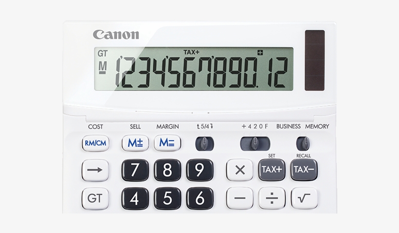Explore Canon's Lineup Of Basic Calculators - Canon Ws 220tsg, transparent png #5024733